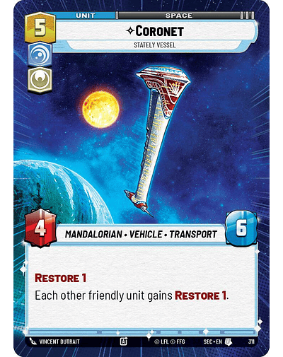 Coronet - Stately Vessel