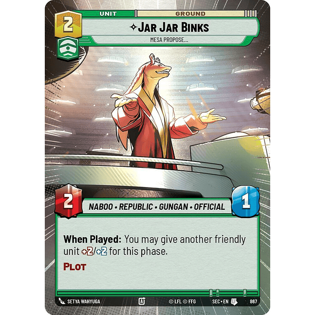 Jar Jar Binks - Mesa Propose  1