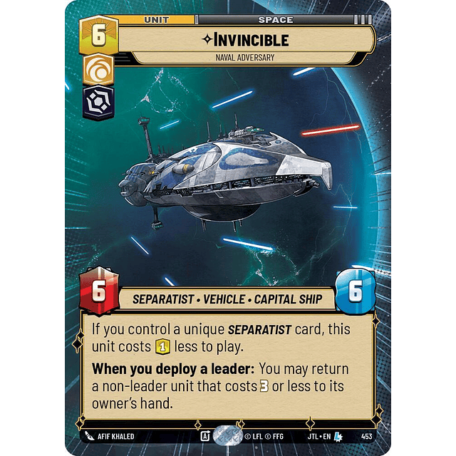 Invincible - Naval Adversary 1