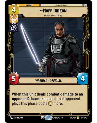 Moff Gideon - I Know Everything