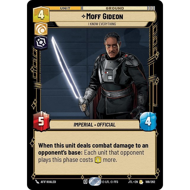 Moff Gideon - I Know Everything