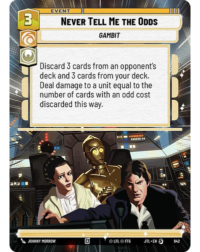 Never Tell Me the Odds