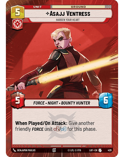 Asajj Ventress - Harden Your Heart