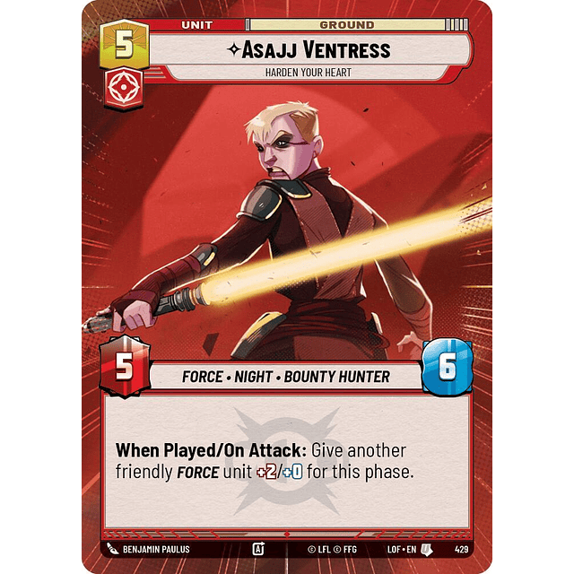 Asajj Ventress - Harden Your Heart