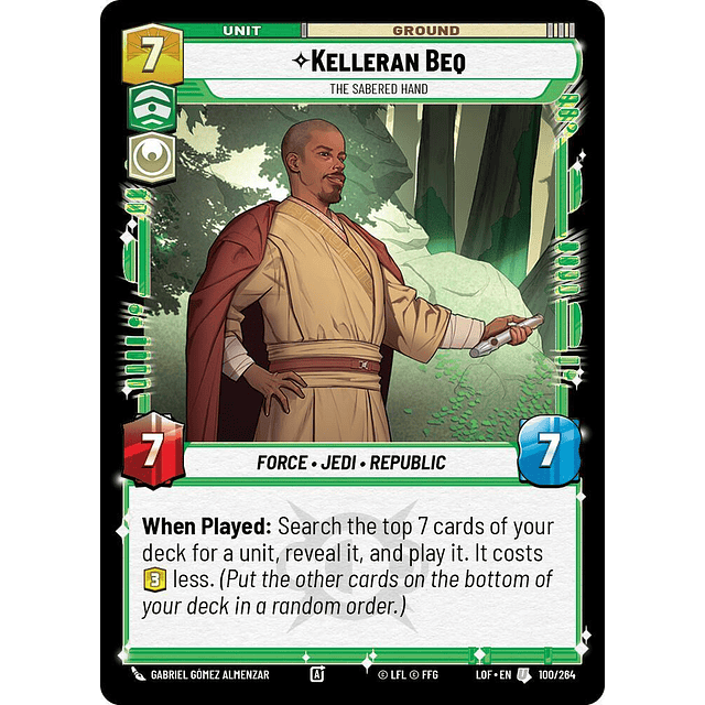Kelleran Beq - The Sabered Hand 