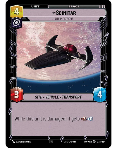 Scimitar - Sith Infiltrator