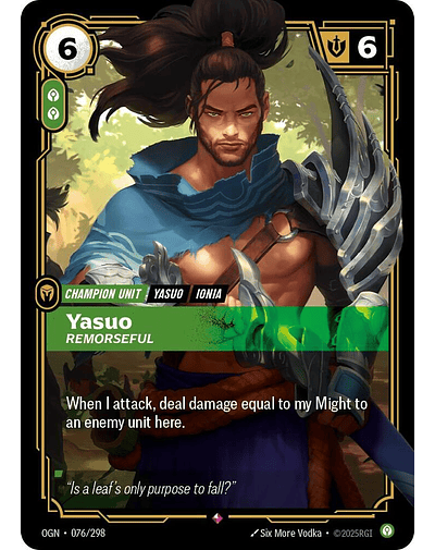 Yasuo - Remorseful
