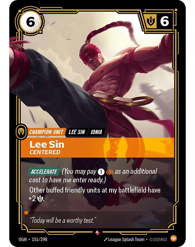 Lee Sin - Centered