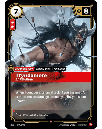 Tryndamere - Barbarian