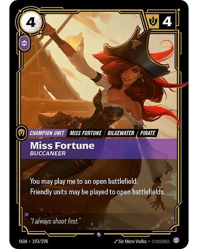 Miss Fortune - Buccaneer