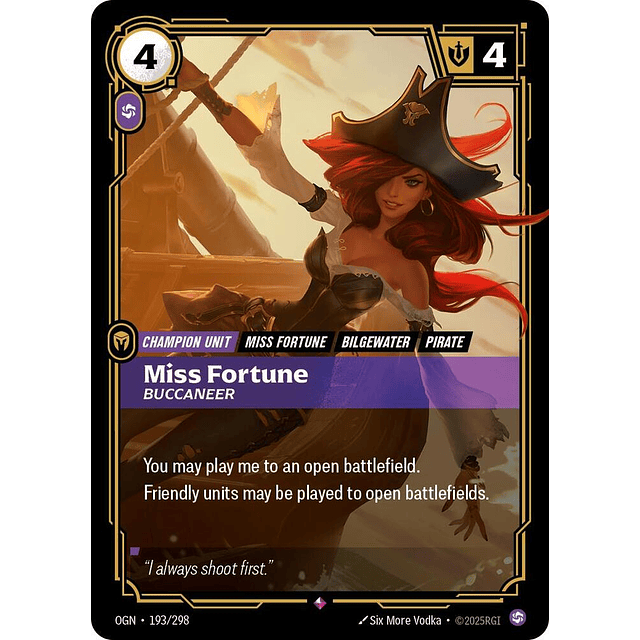 Miss Fortune - Buccaneer