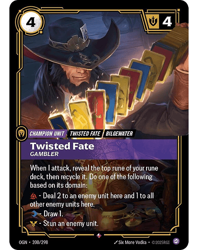 Twisted Fate - Gambler