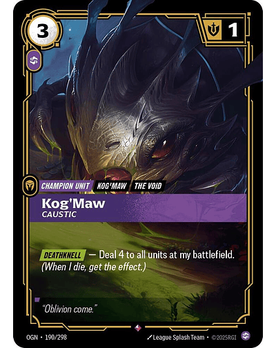 Kog'Maw - Caustic