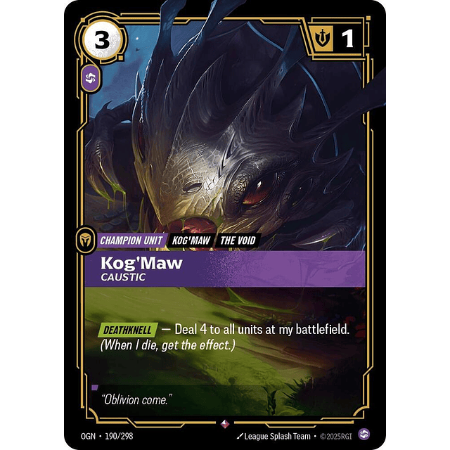 Kog'Maw - Caustic