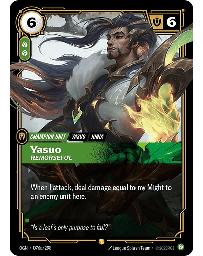 Yasuo - Remorseful