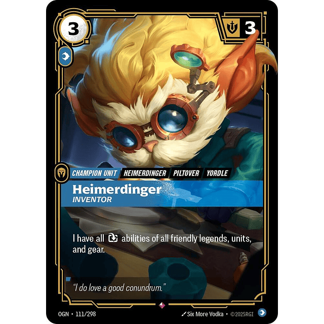 Heimerdinger - Inventor
