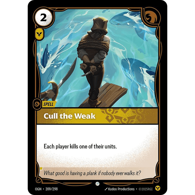 Cull the Weak