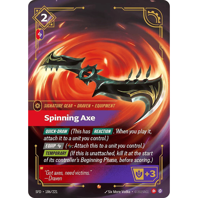 Spinning Axe - Spiritforged 