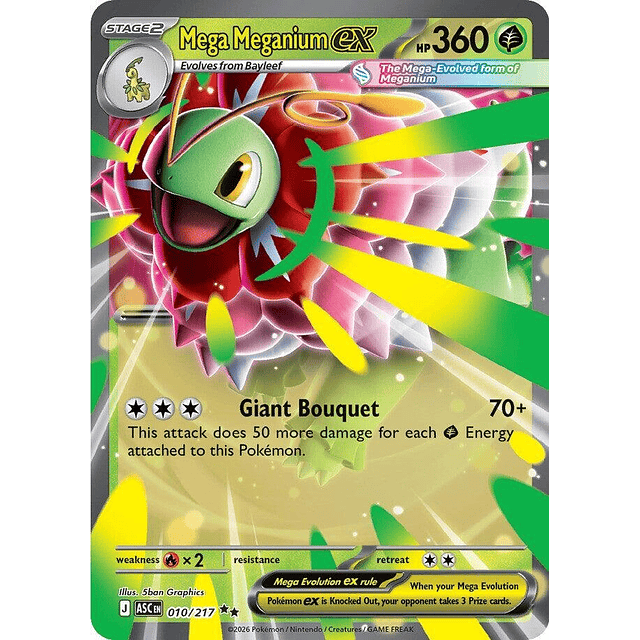 Mega Meganium ex - 010/217
