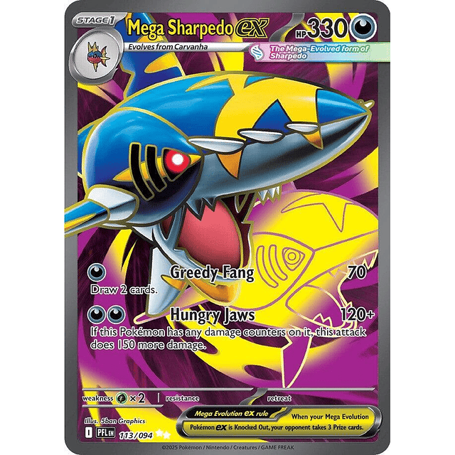 Mega Sharpedo ex - 113/094 