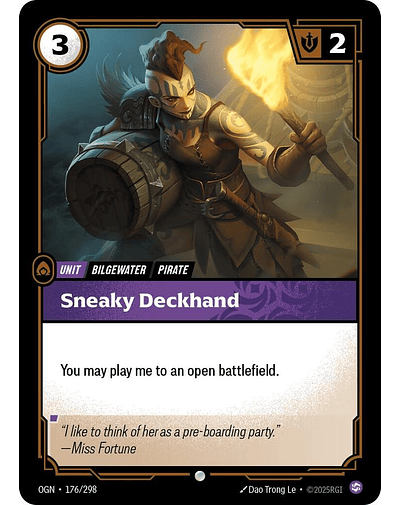 Sneaky Deckhand
