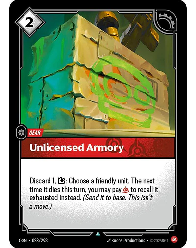 Unlicensed Armory