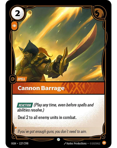 Cannon Barrage