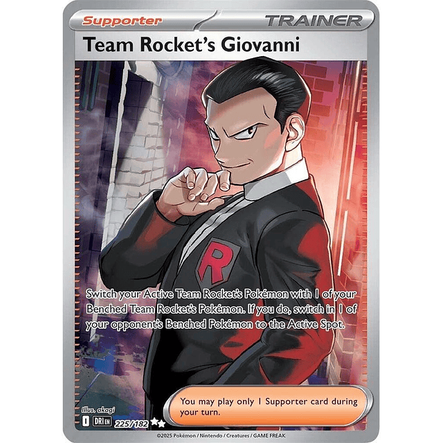 Team Rocket's Giovanni - 225/182