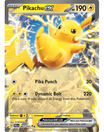 Pikachu ex - 063/193