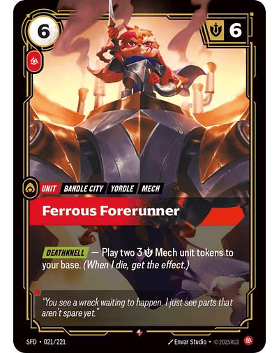 Ferrous Forerunner