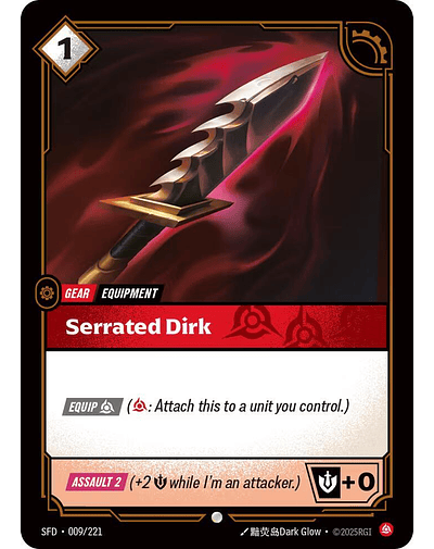 Serrated Dirk