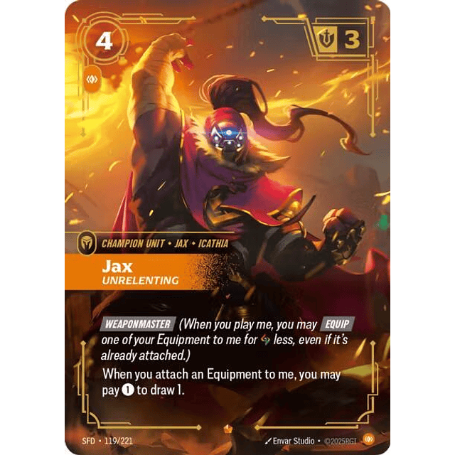 Jax - Unrelenting (Alternate Art) 2