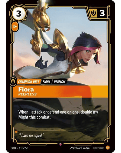 Fiora - Peerless