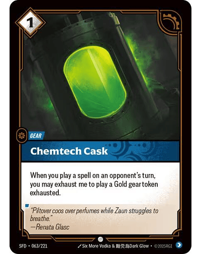 Chemtech Cask