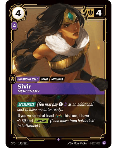 Sivir - Mercenary