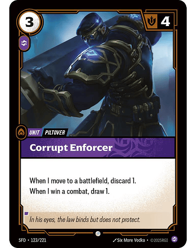Corrupt Enforcer