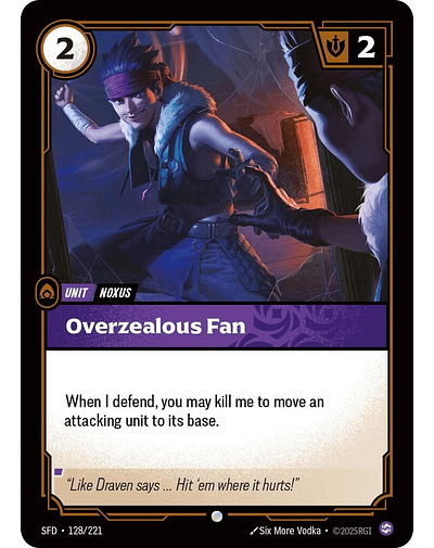 Overzealous Fan