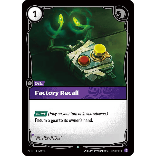 Factory Recall