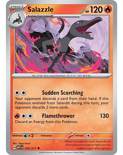 Salazzle - 035/217 (Energy Symbol Pattern)