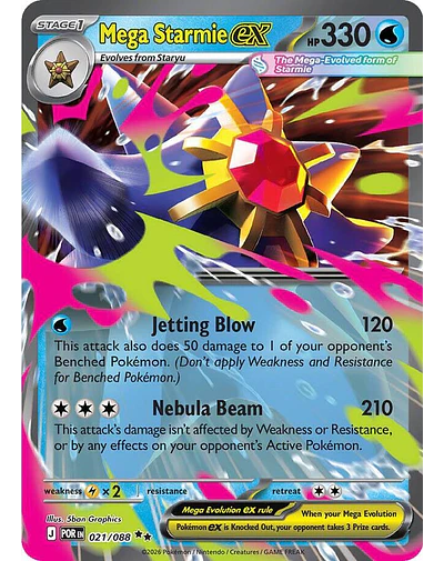 Mega Starmie ex - 021/088