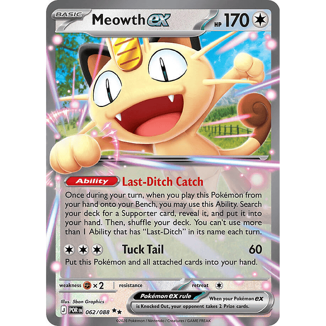 Meowth ex - 062/088