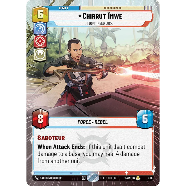 Chirrut Îmwe - I Don't Need Luck  2