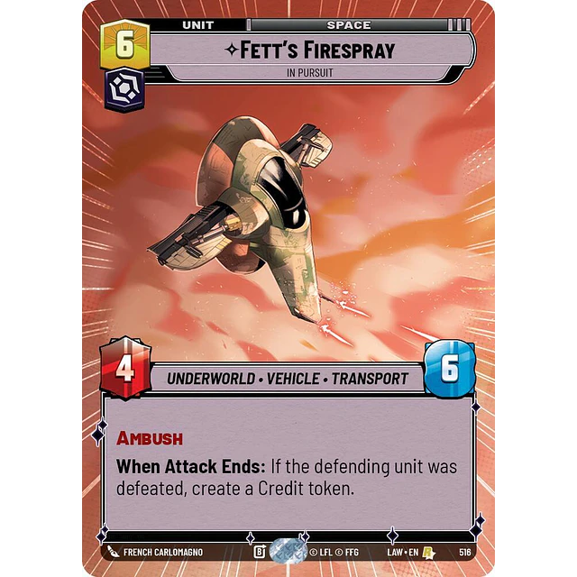Fett's Firespray - In Pursuit 2