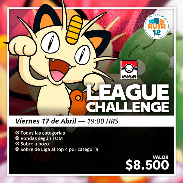 League Challenge Abril - Pokémon TCG 
