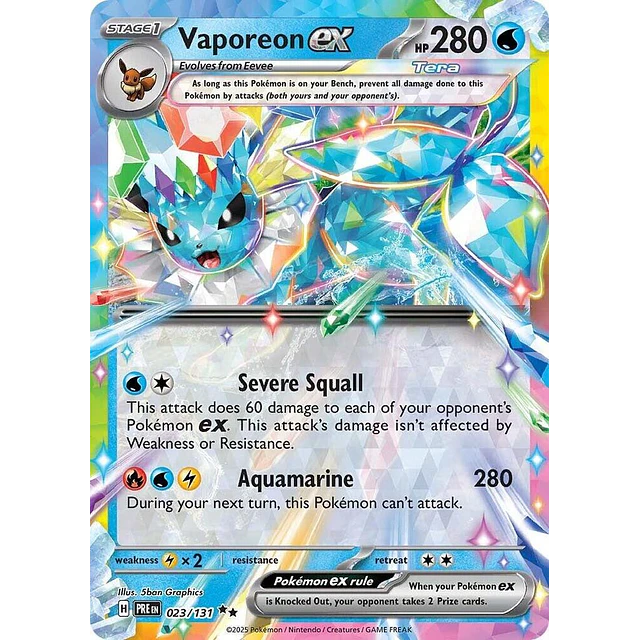 Vaporeon ex - 023/131