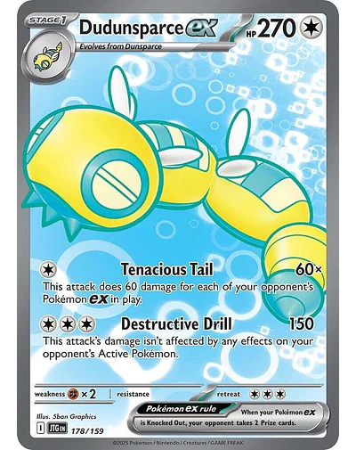 Dudunsparce ex - 178/159