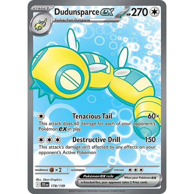 Dudunsparce ex - 178/159