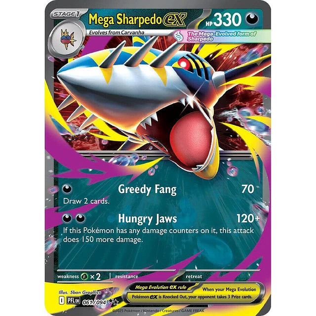 Mega Sharpedo ex - 061/094