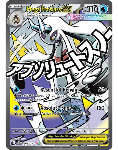 Mega Froslass ex - 265/217 