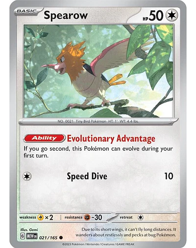 Spearow 21/165